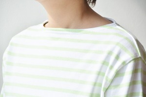 セントジェームス SAINT JAMES ボーダーシャツ(OUESSANT)NEIGE/PLUCHE【レターパックプラス可】