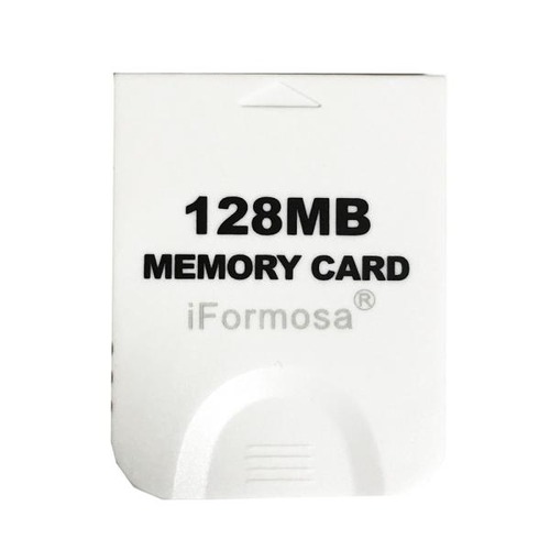 iFormosa Nintendo Wii/GC ゲームキューブ用 メモリーカード 128MB ホワイト