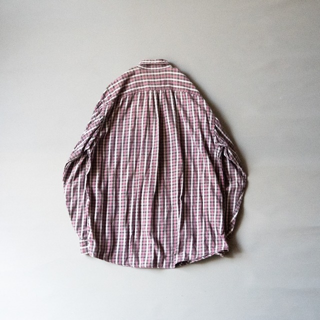 "GREATLAND" used Plaid B.D. shirt