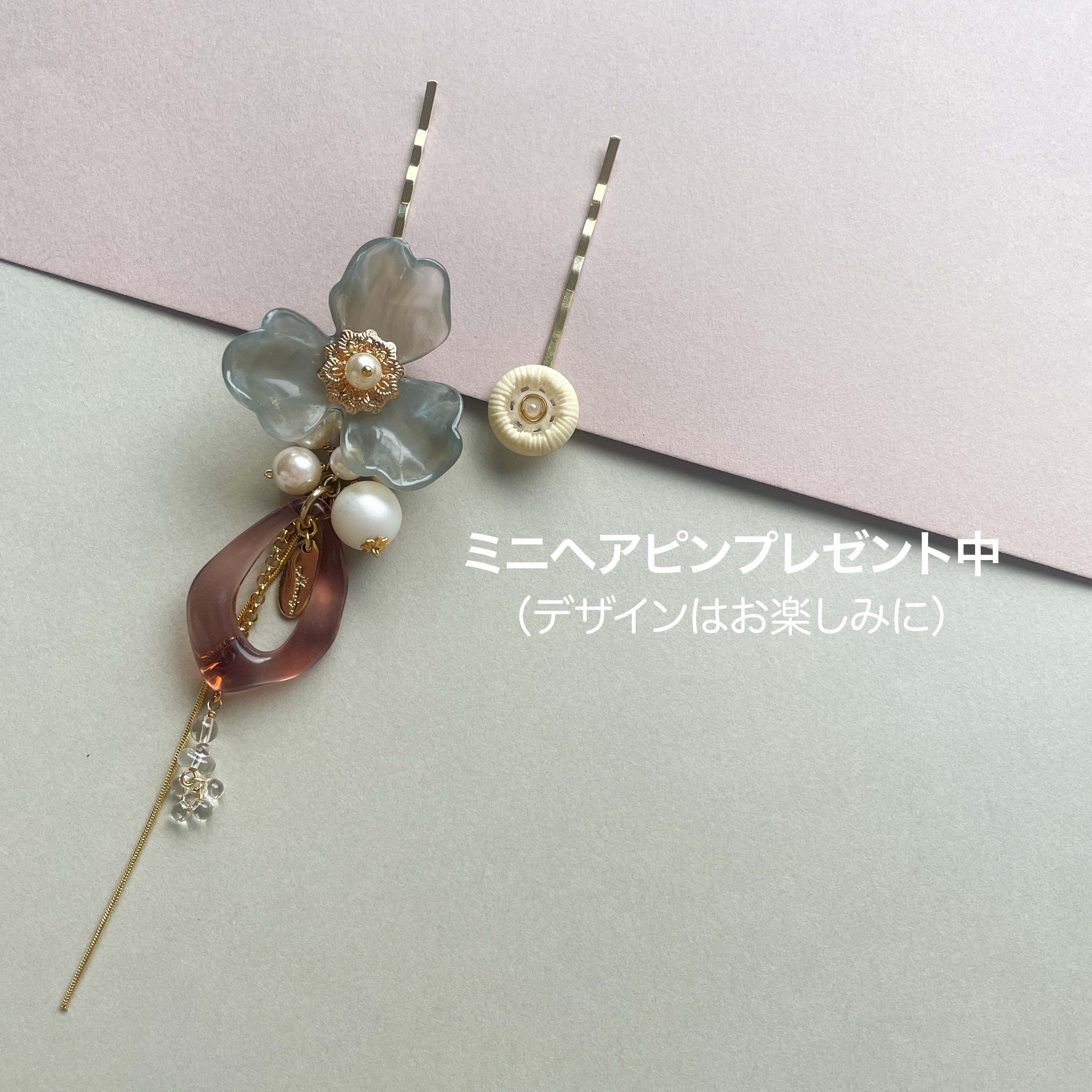 髪につけるイヤリングjhp0018/痛くない 落としにくい ブライダル