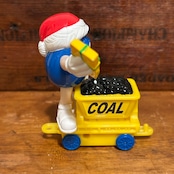 M&M's クリスマス・トレイン・トッパー サーカストレイン 列車 機関車 ブルー ミールトイ エムアンドエムズ MU-310