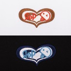 ハートベーマーク刺繍キッズTシャツ