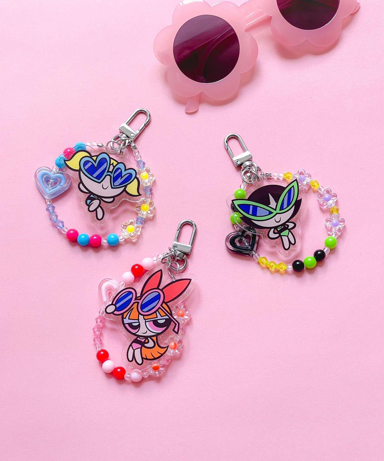 F268061_The Powerpuff Girls×Flapper 夏休みガールズビーズチャーム - 1