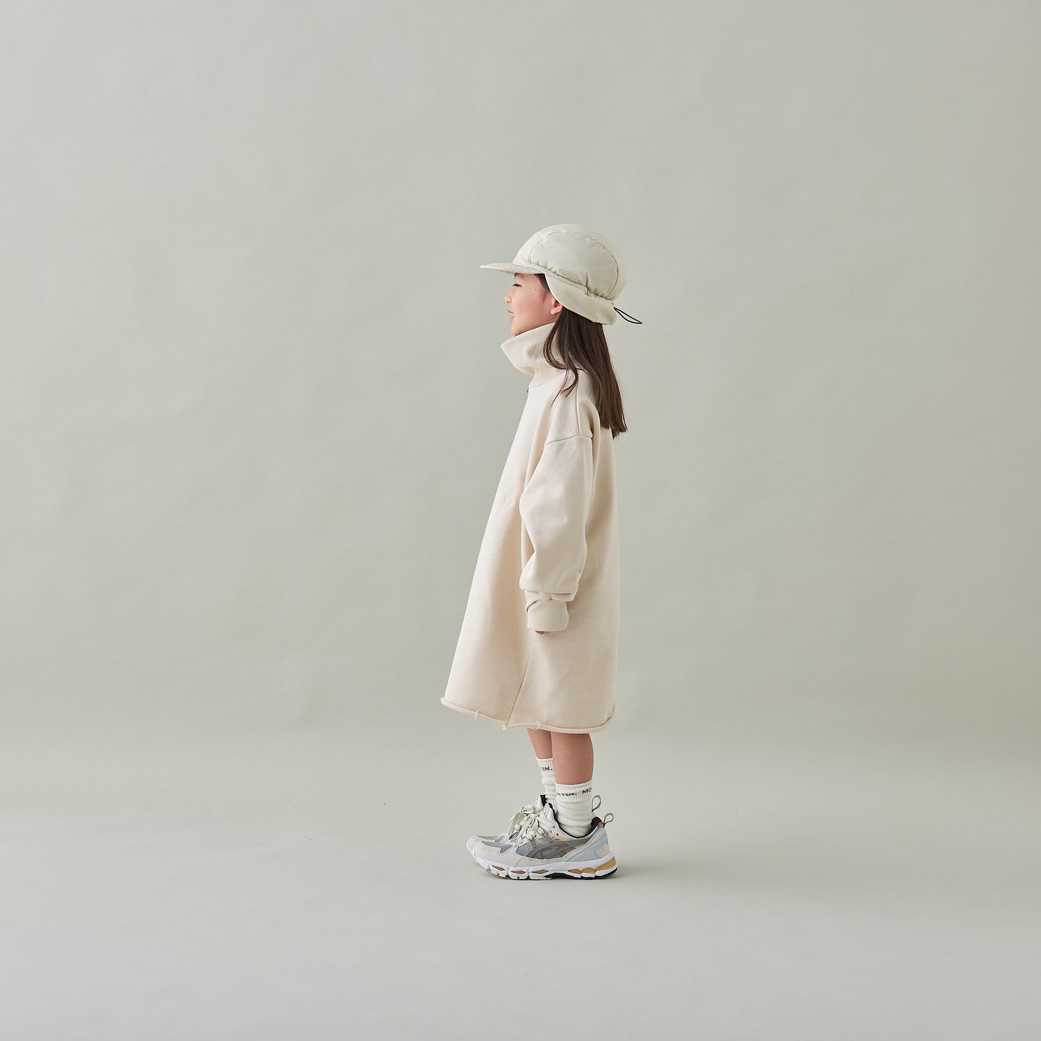 MOUN TEN. 25AW 〉 sweat highneck dress(organic cotton) 