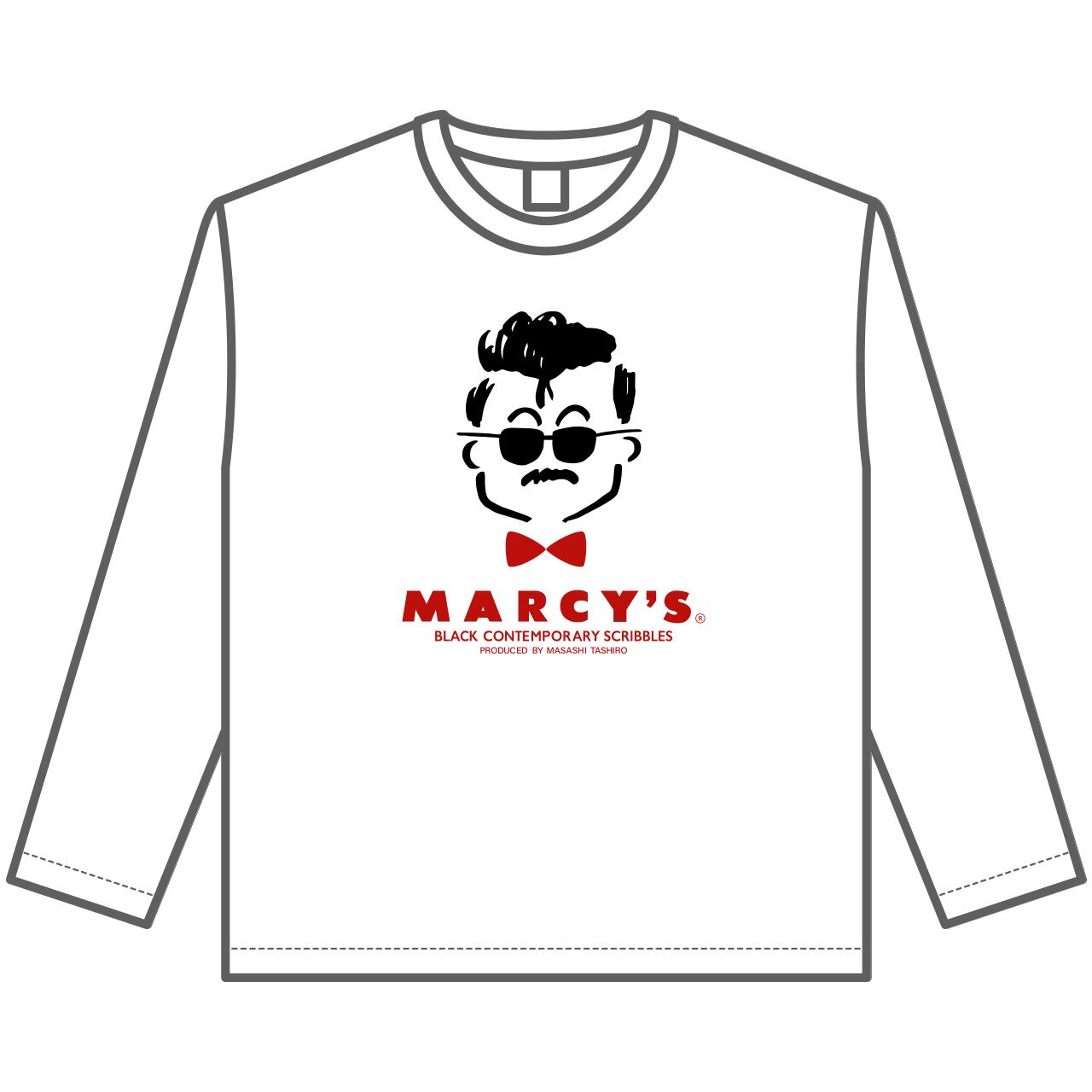 MARCY'S ロゴ ロングスリーブ Tシャツ | MARCY'S