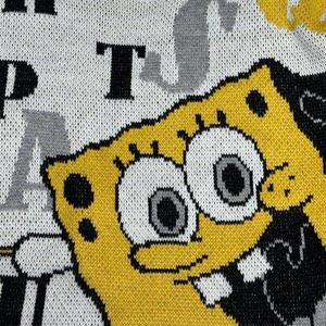 「SpongeBob Monogram Crew Knit White」