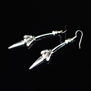 Fleur de Lis Teardrop Earrings