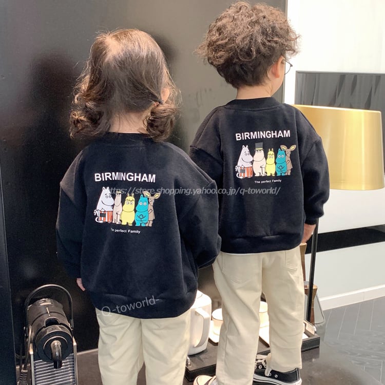 80 140 パーカー トレーナー ジャケット トップス キャラクター 親子服 子供 親子冬 着痩せ 長袖 可愛い リンクコーデ ママサイズ有 Q Toworld キュートワールド 子供服 メール便は何点でも送料の合計は280円