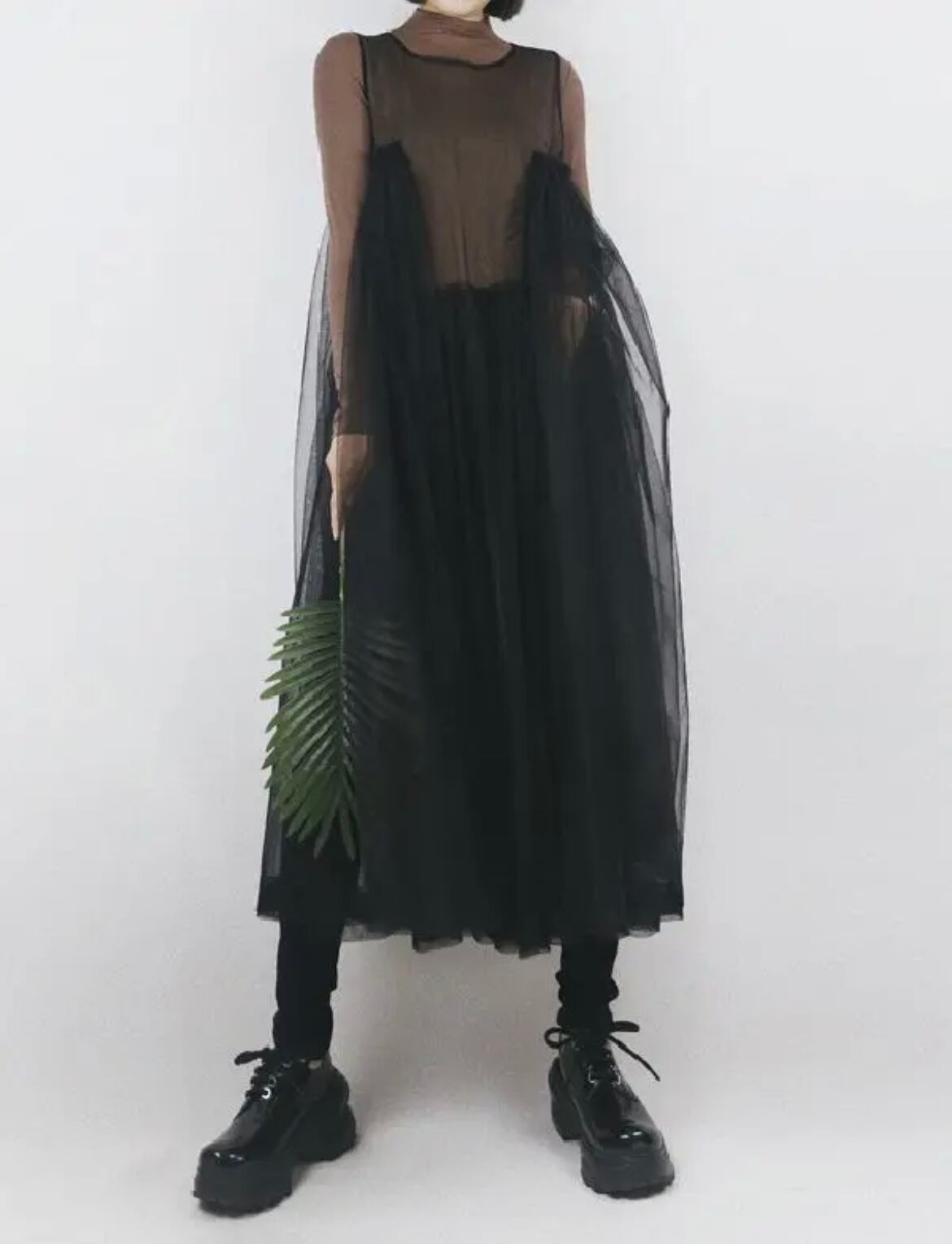 3color / チュチュシアーワンピース