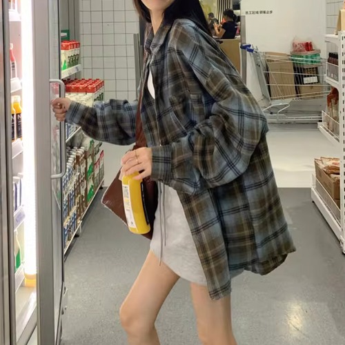 カジュアルチェックシャツ ・75909