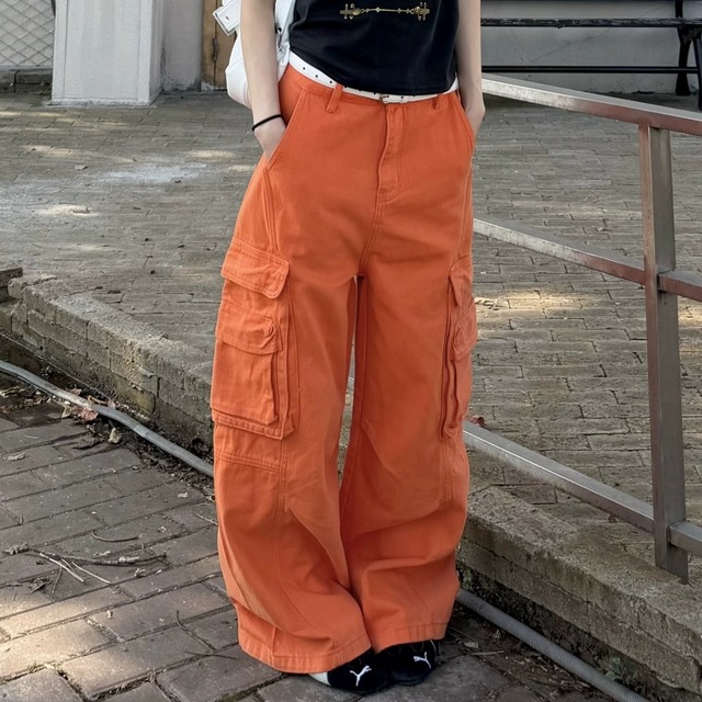 ボリュームラインユーティリティカーゴパンツ 1col   R02469