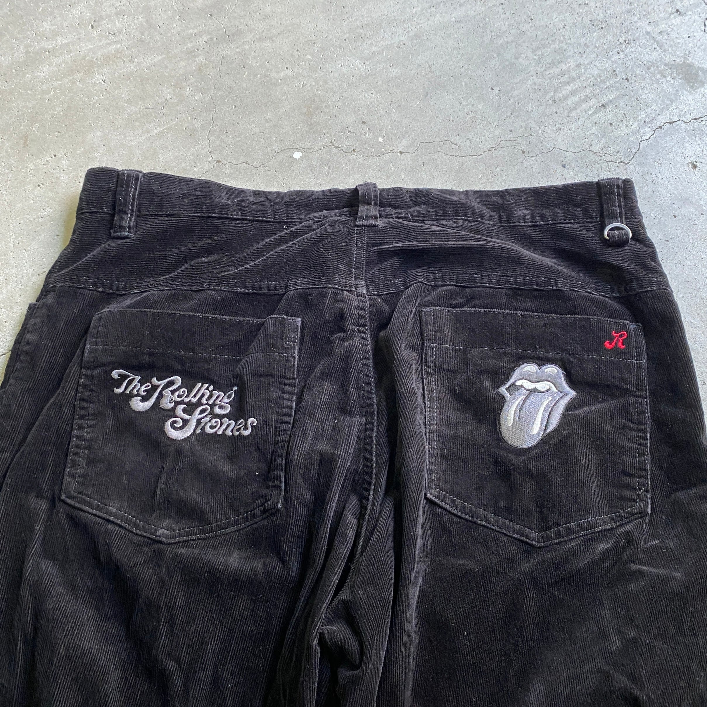The Rolling Stones ローリングストーンズ 刺繍 コーデュロイパンツ 