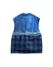 MK27A-V-01  CLOAK-VEST  #BLU  TYPE２