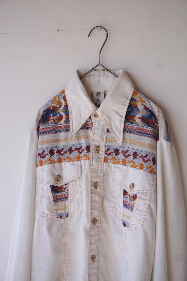 【monoya】western shirt