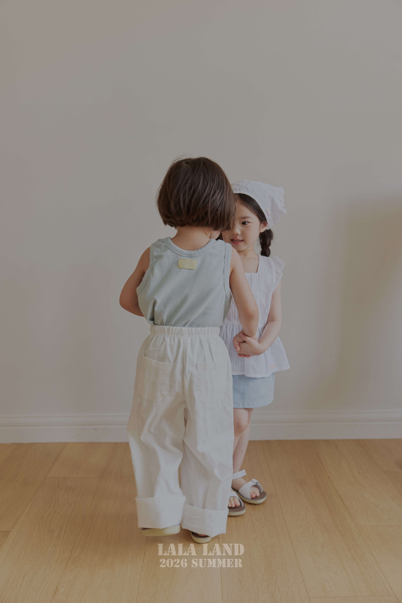 【取寄/韓国直送】LALALAND 26/SM （Kids）サマーロールアップパンツ｜夏服｜韓国子供服