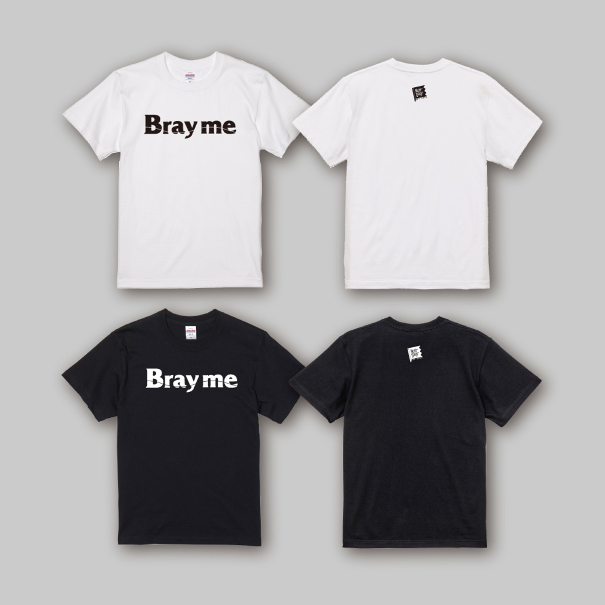 ロゴTシャツ(Black/White) | Bray me STORE
