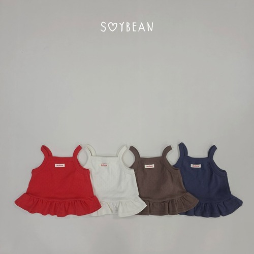 SOYBEAN［取寄］frill layered camisole 26autumn