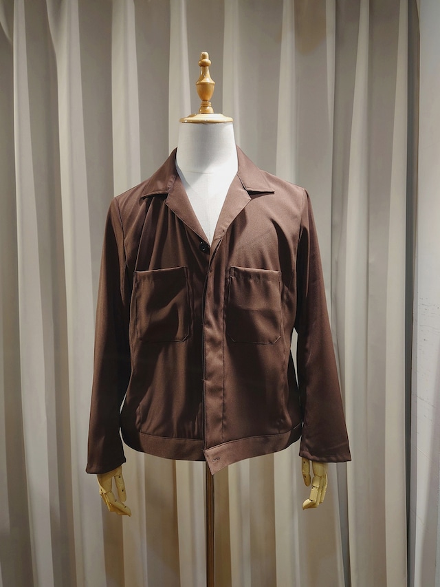 Garage.U.W TROPICAL CPO JACKET BROWN