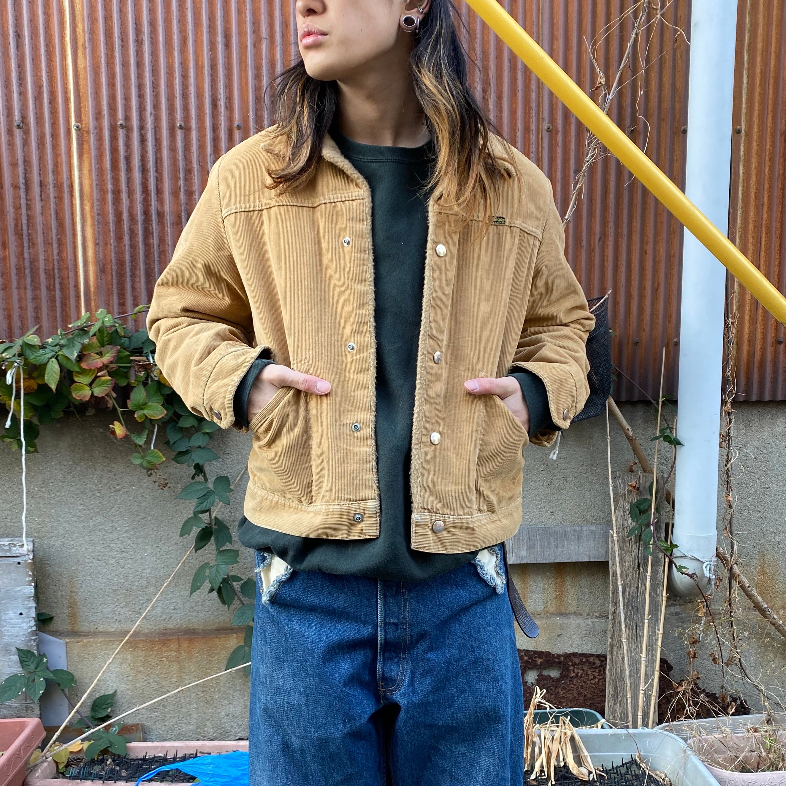 SALE／95%OFF】 90s USA製 古着○WESTWIND 裏ボア コーデュロイジャケット XL
