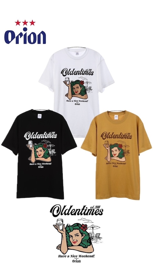 【ORION×OLDENTIMES】那覇桜坂 S/S Tシャツ "PIN UP GIRL"