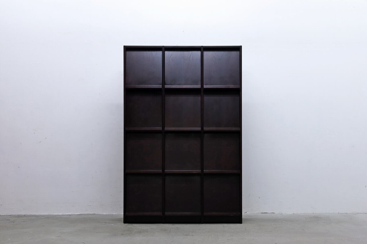 商談中 タモ材 フラップ キャビネット マガジン レコードラック サイド