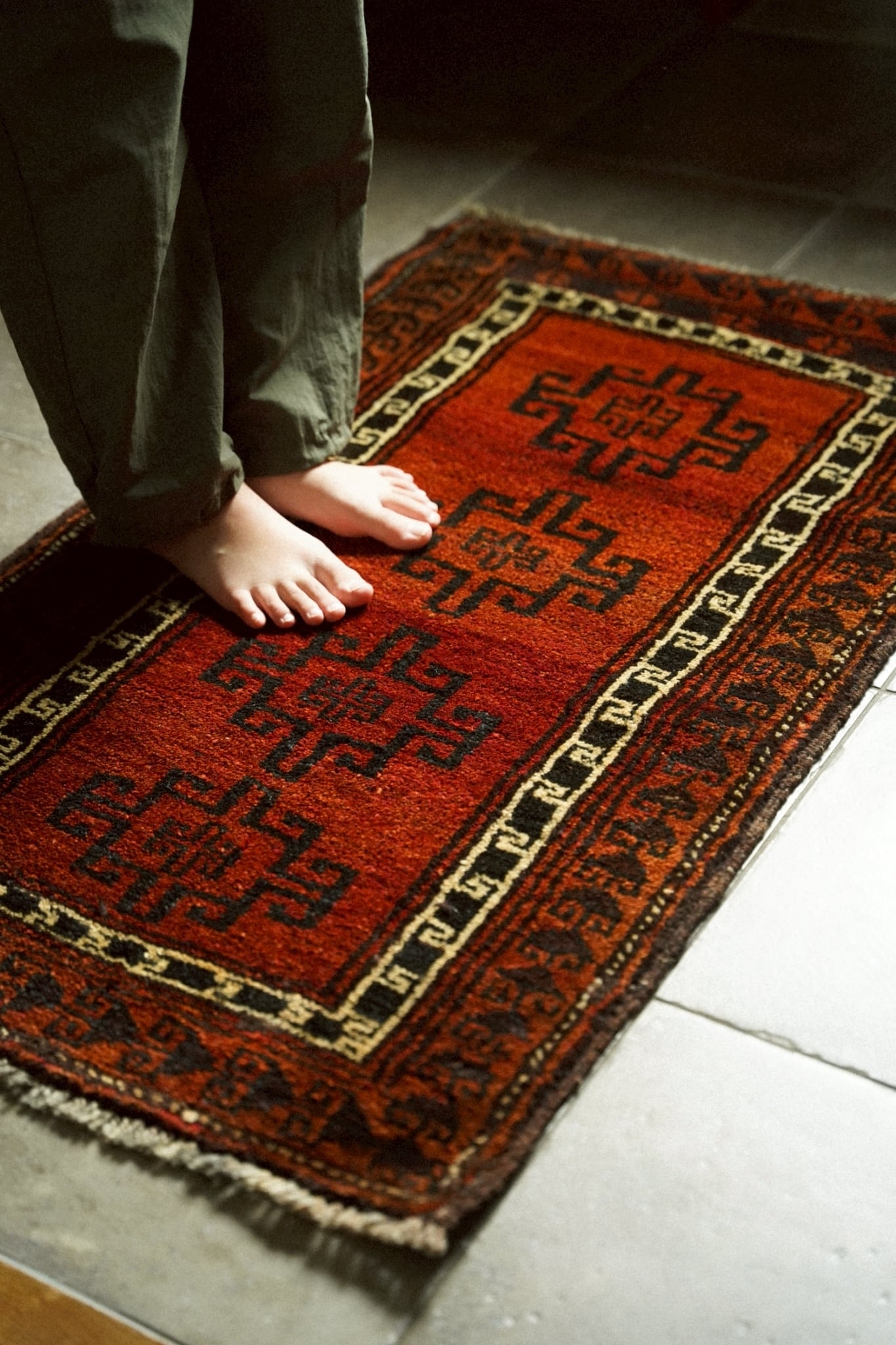 1888-Vintage Baluch rug | 手織りのヴィンテージラグ専門店 | Bahr