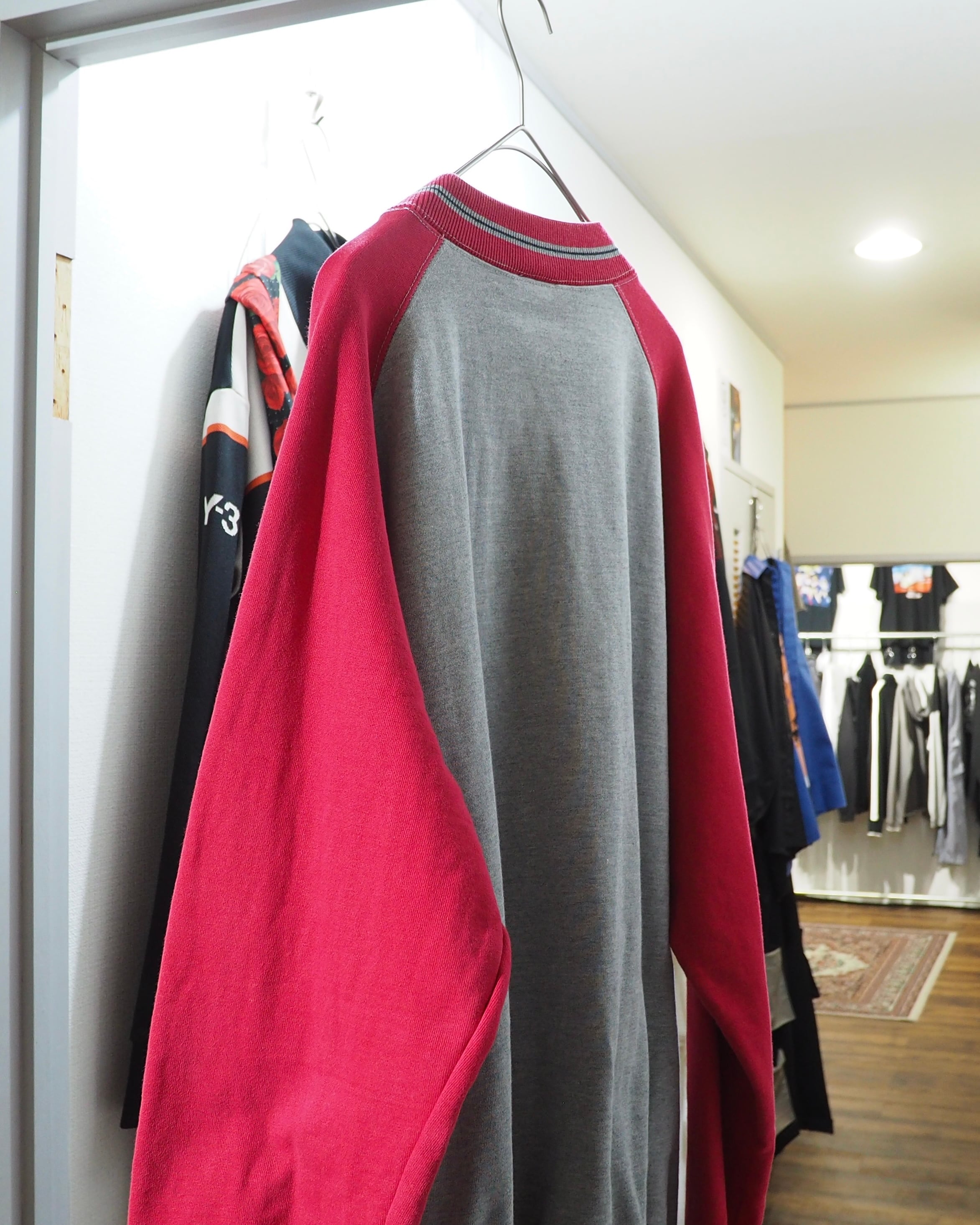 1990s Two-Tone Color switching vintage Raglan Sweat Jacket
