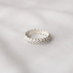 lace ring (silver)