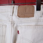 【90s USA製】Levi’s 505 ホワイトデニムパンツ　W31 リーバイス