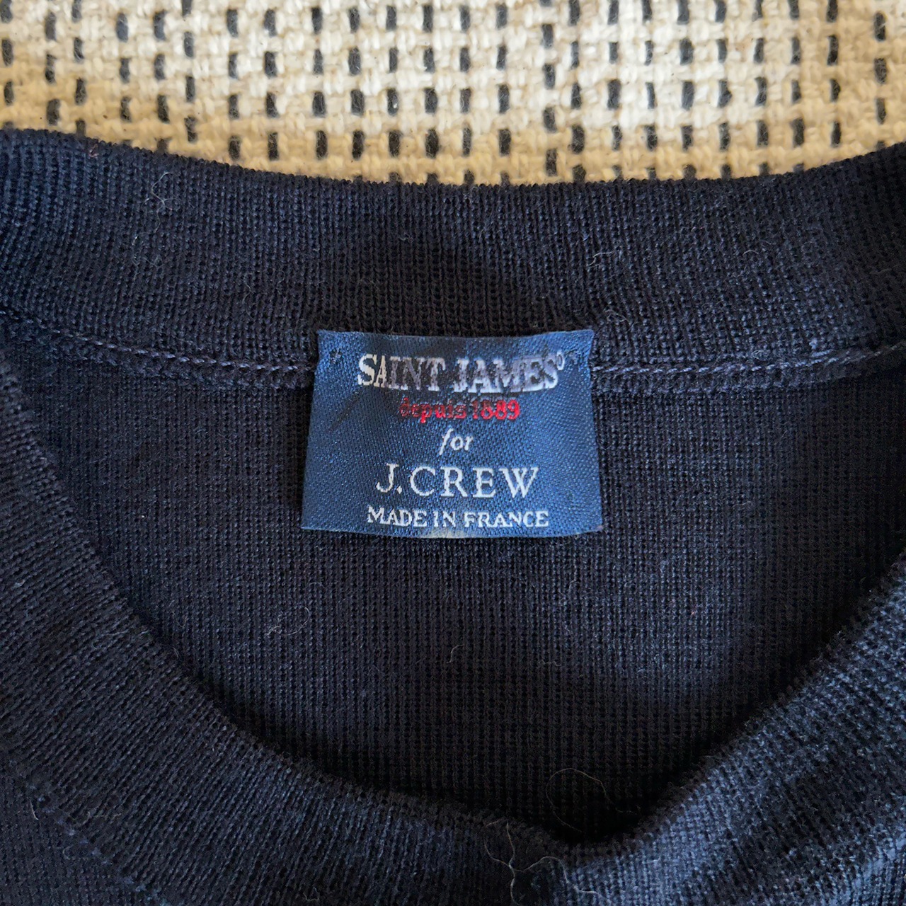Ladies Saint James for J Crew Sweater Dead Stock レディースセントジェームスx Jクルーセーター デッドストック 未使用品中古