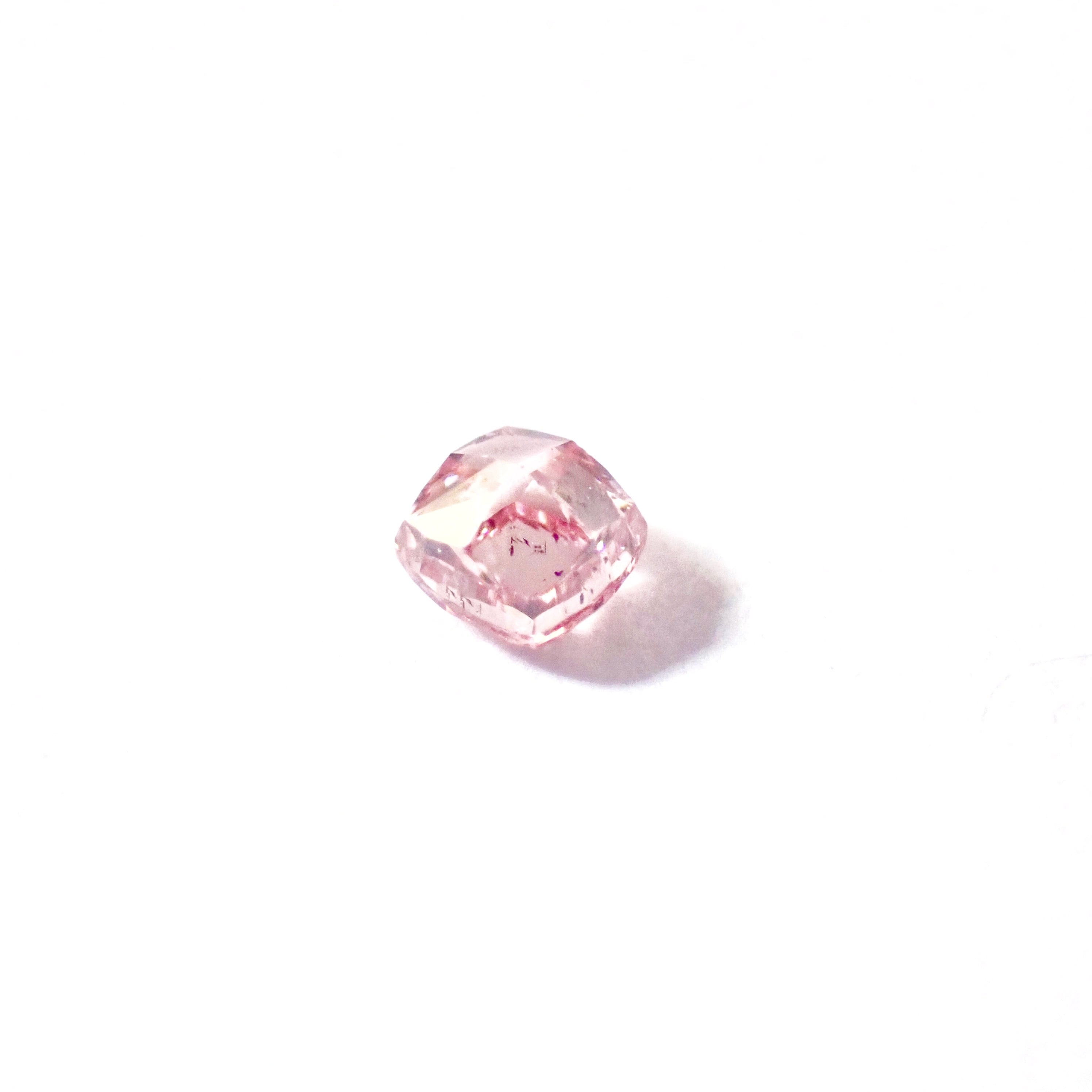 希少】Fancy Intense Pink 0.124ct ダイヤ ダイヤモンド ルース 裸石