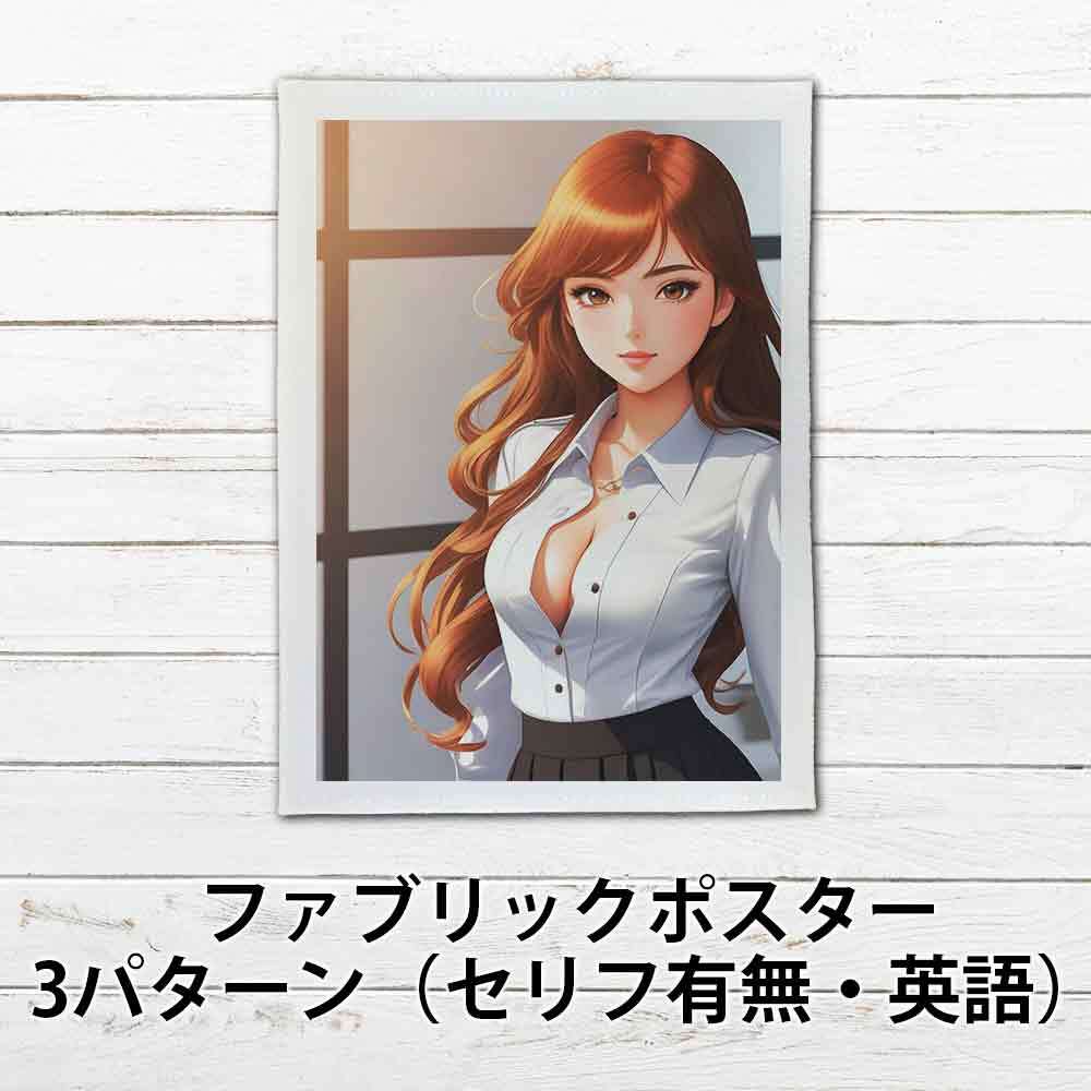 ファブリックポスター アートポスター イラスト 可愛い女の子 美しい