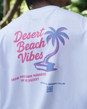 【#Re:room】DESERT BEACH VIBES LOGO T-SHIRTS［REC857］