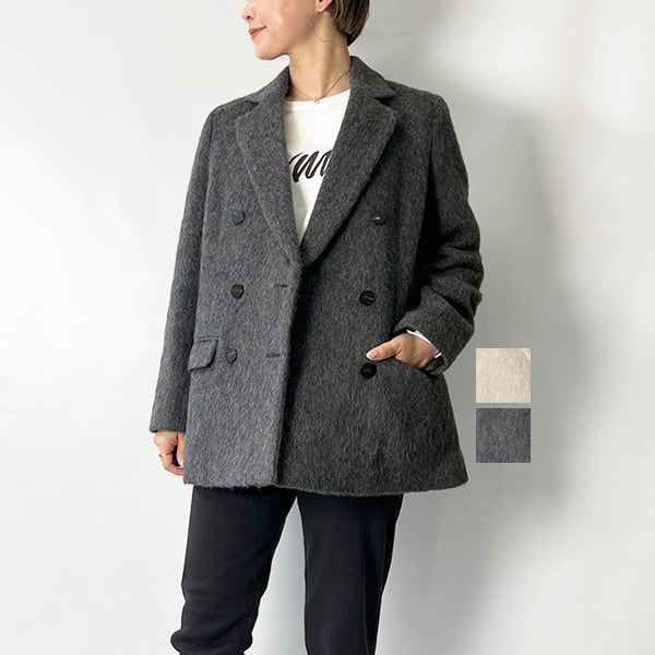 marmors マルモア shaggy double tailored jacket 0224305083 2024秋冬 
