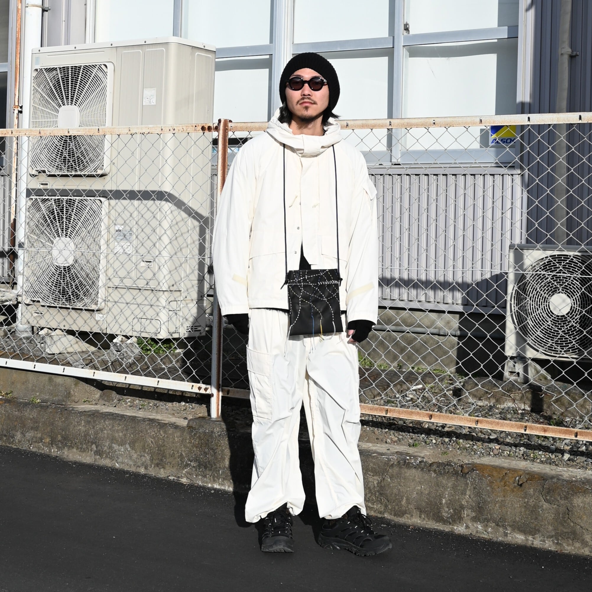 KUON / Sashiko Shoulder Bag | GANKO