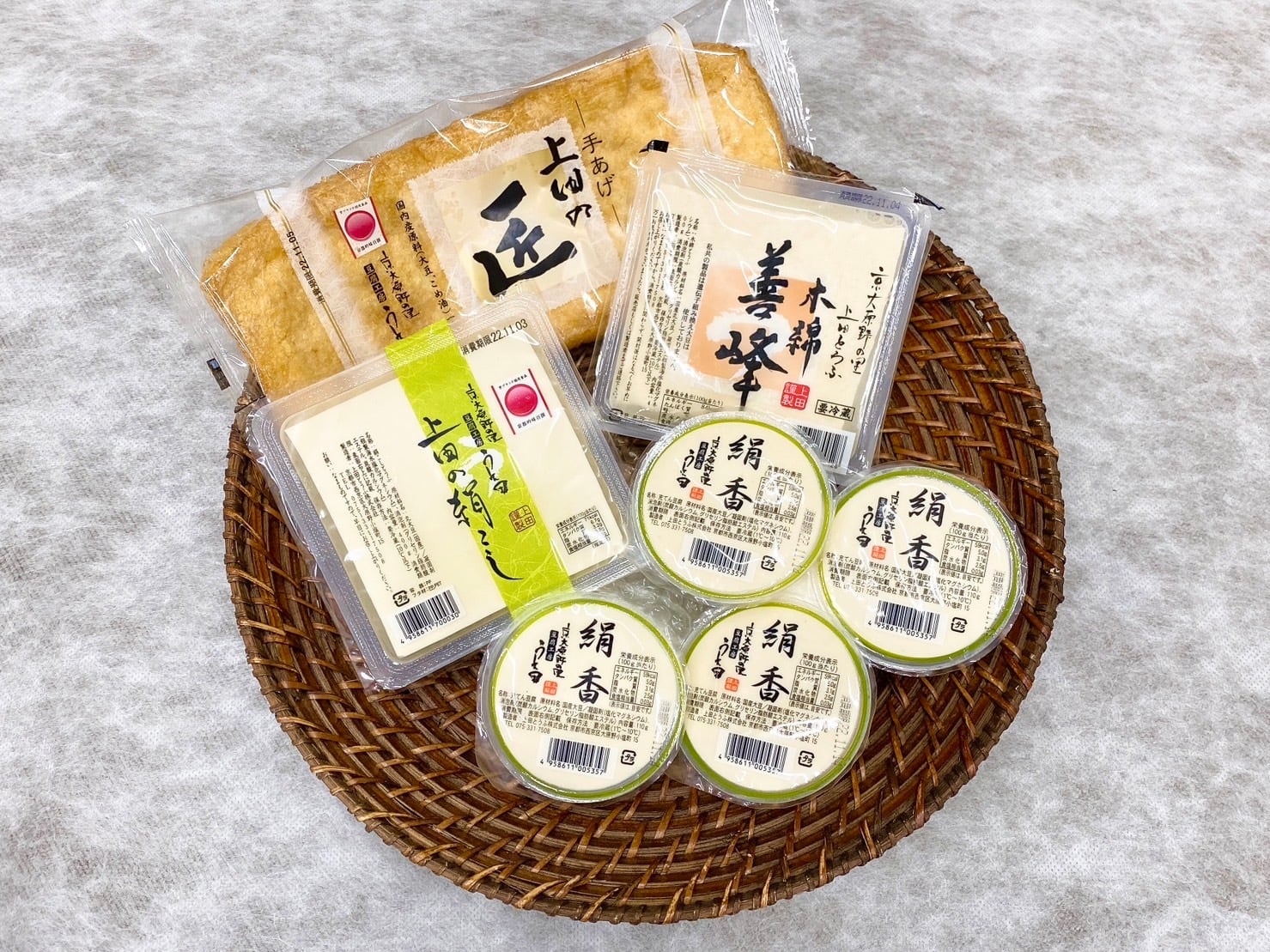 豆腐品評会出品セット | 豆腐の取り寄せ・通販は京都 上田とうふが 