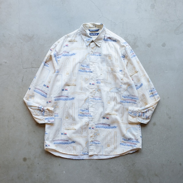 90s NAUTICA L-S Shirt