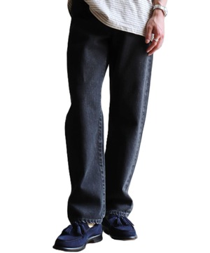 TANAKA / ST-126 THE STRAIGHT JEAN TROUSERS (BLACK SELVEDGE)