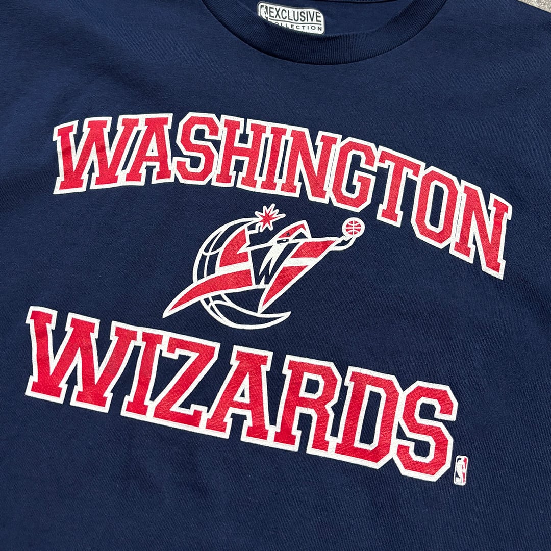 Washington Wizards Old Logo Printed T-Shirt. NBA EXCLUSIVE