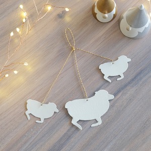 Sheep tinplate ornament