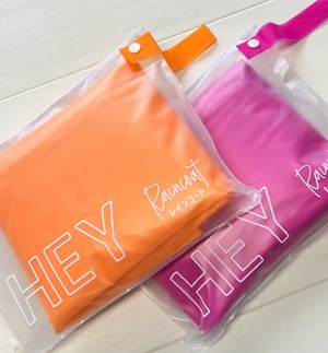 レインコート（フェスやレジャーに大活躍！）　レイングッズ　ユニセックス　カラーレインコート