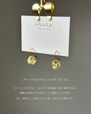 creeping baby's breath hook pierce 【数量限定】