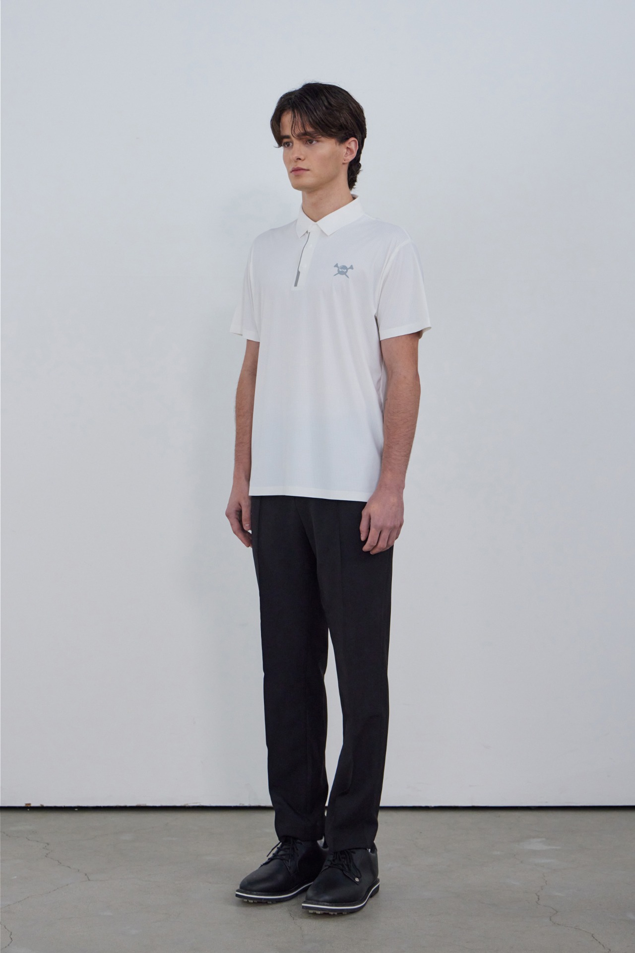 GOXO ゴーエックスオー コンフォートフィットエアカラーTシャツ ホワイト