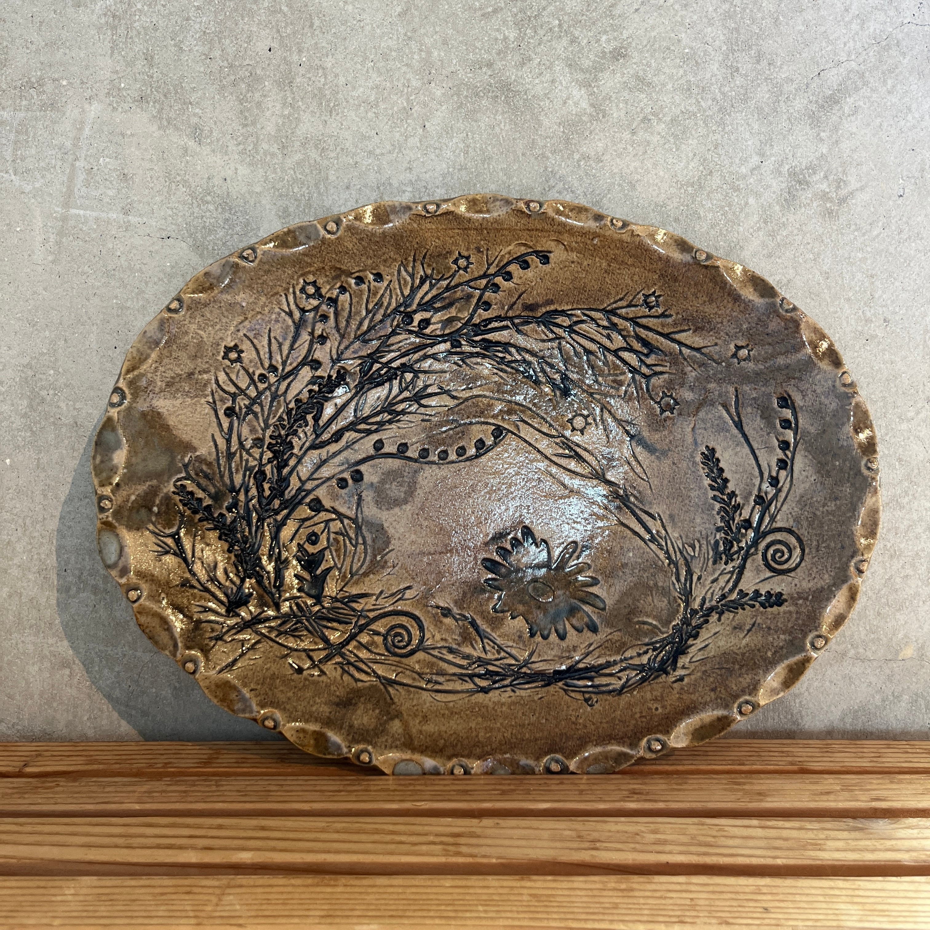 小代瑞穂窯 Bota 楕円 大