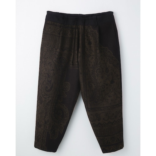 YANTOR / 2023-24 COLLECTION "二而不二 ninifuni" / Tibetan Paisley Jacquard Himo Pants