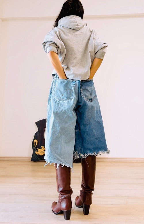 Levi's リメイクハーフパンツ　ウエスト88cm
