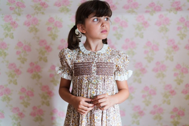 《即納》Little Cotton Clothes / Elizabeth Dress - Yarrow Floral