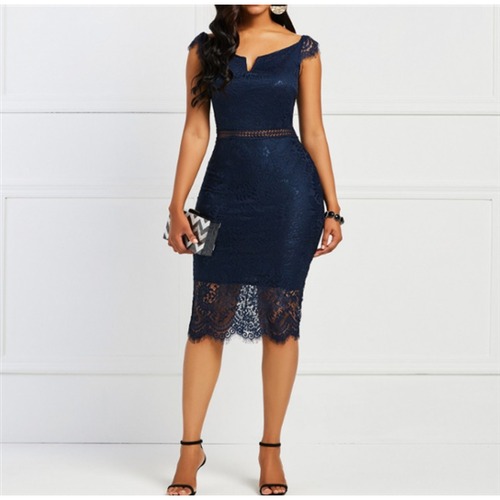 結婚式ドレス ワンピースドレス 大きいサイズ 2XL 3XL 半袖 オフショルダー ノースリーブ シースルー Vネック タイトスカート エレガント お呼ばれ フォーマル きれいめ セレモニー レース