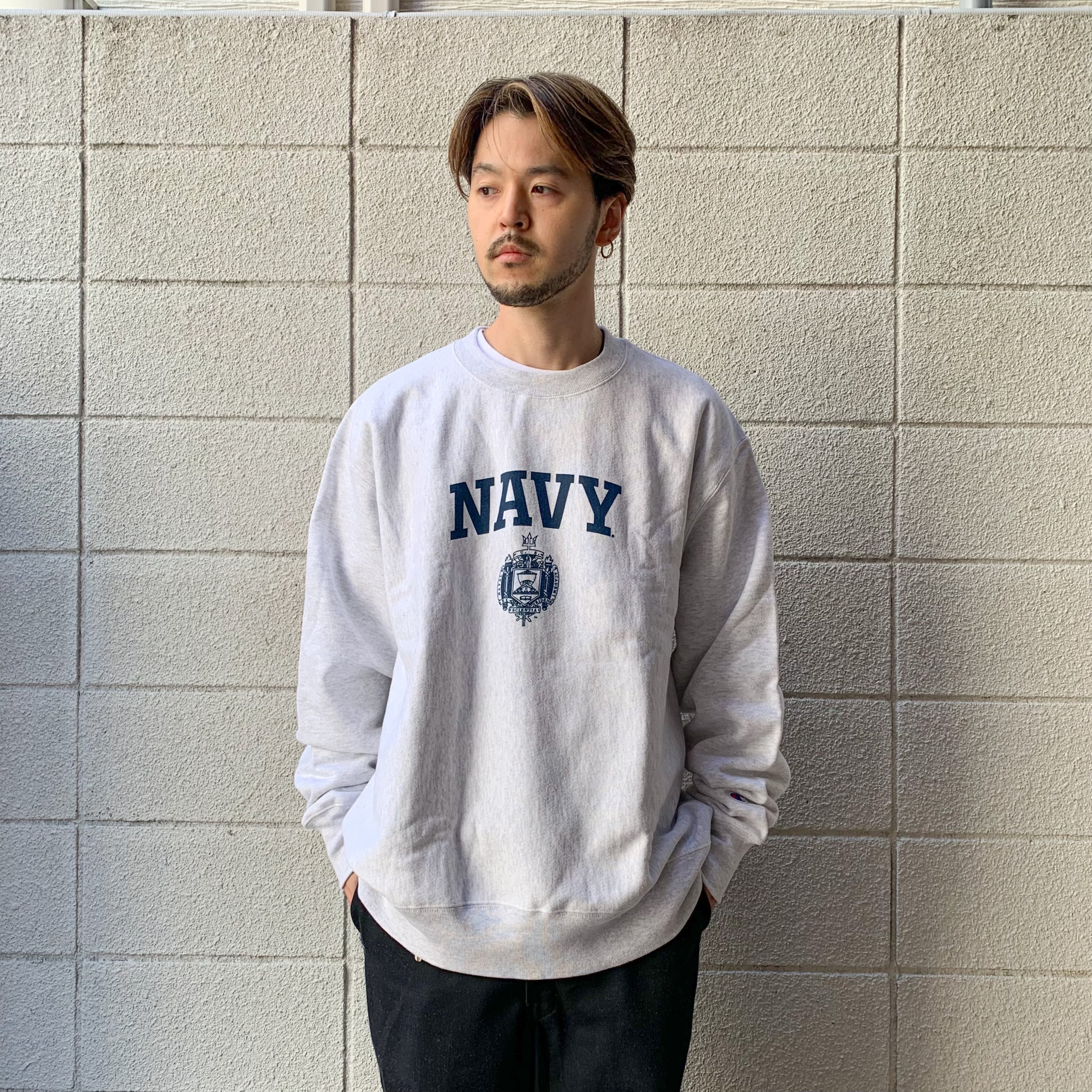 champion チャンピオン リバースウィーブ US NAVY USA製 XL