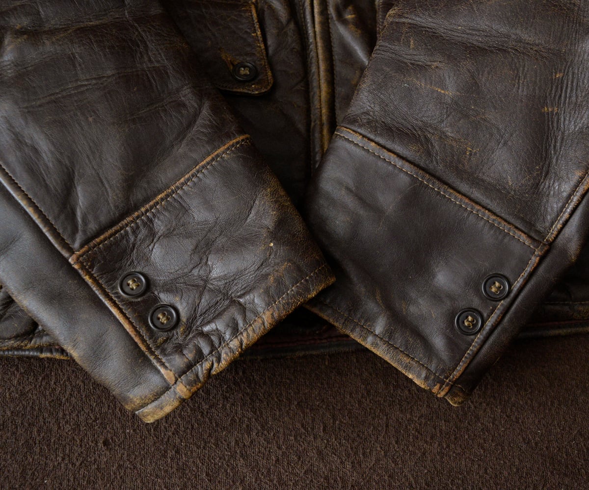 40s SPORT JACK HORSEHIDE JACKET 38 | SECOND TIME GLORY